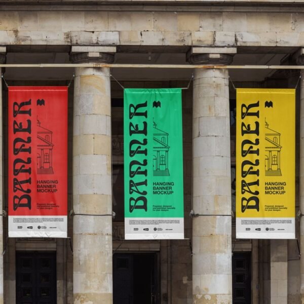 Hanging Banner with steel Bar