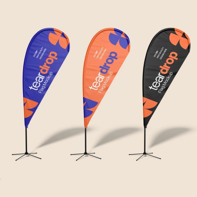 Teardrop Flag Banners