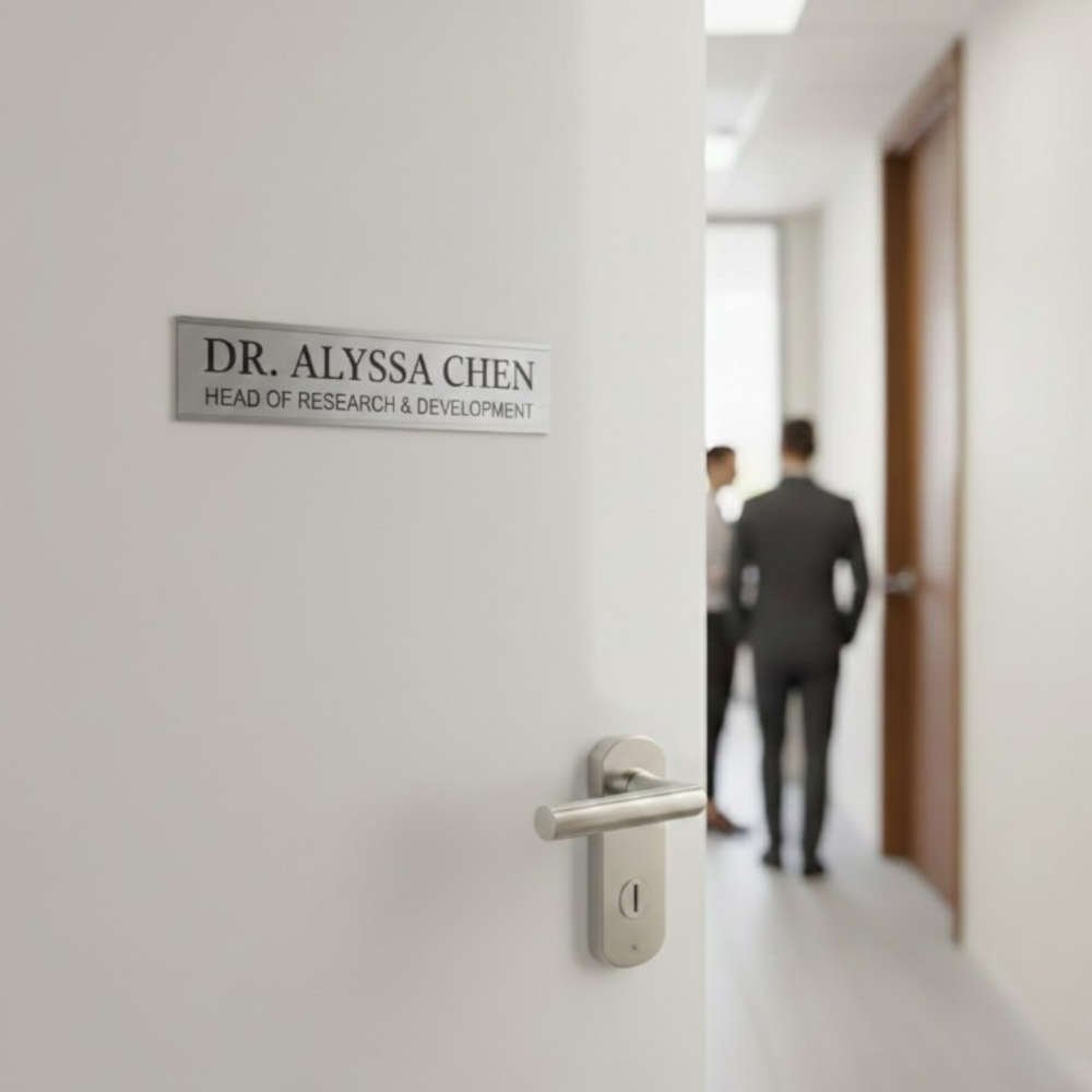 طباعة لافتات على باب محفورة 5 door signs