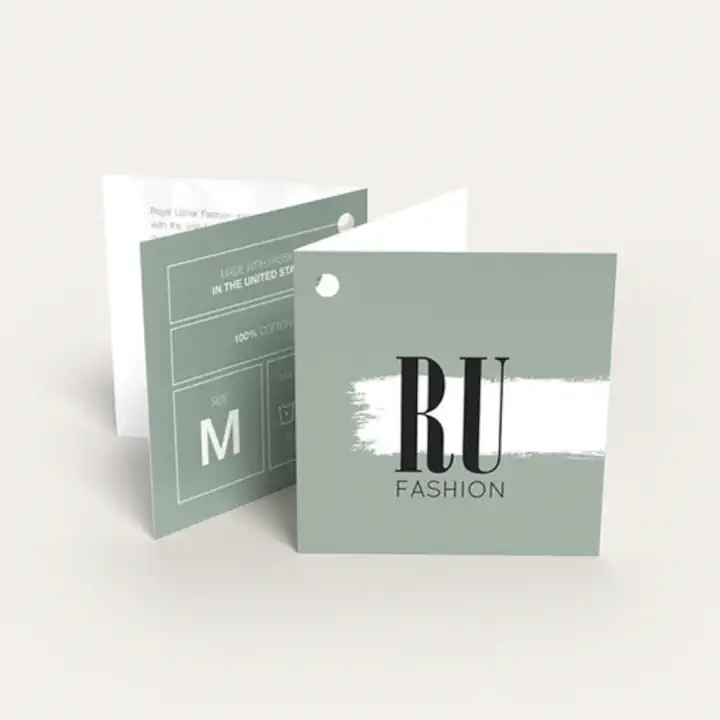 Folded Hang Tags