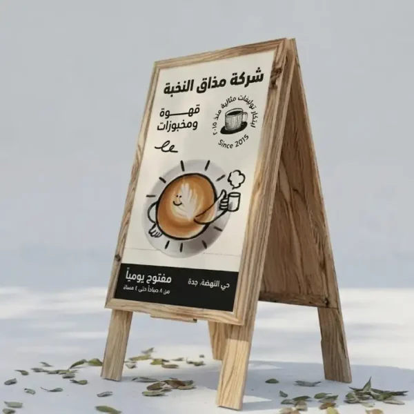 لوحة إعلانات قابلة للطي