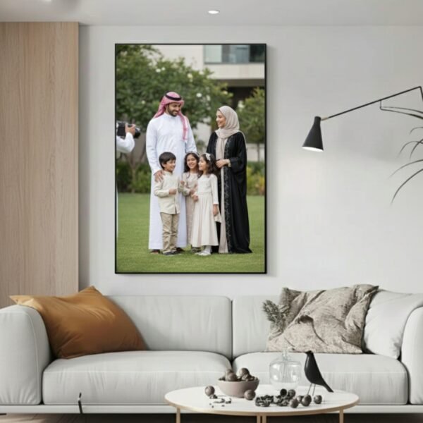 Copy of Blue and White Modern Company About Us Instagram Post (1) طباعة اطار صورة