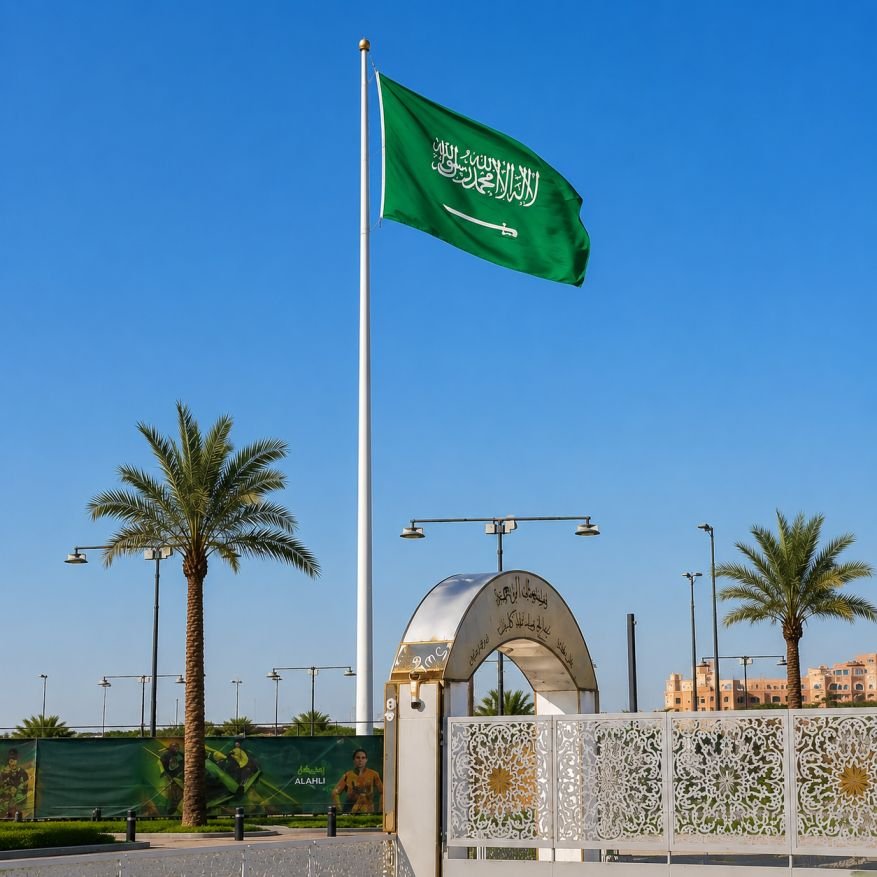 متجر سهل شوب للطباعة اونلاين فى السعودية علم السعودية خارجي