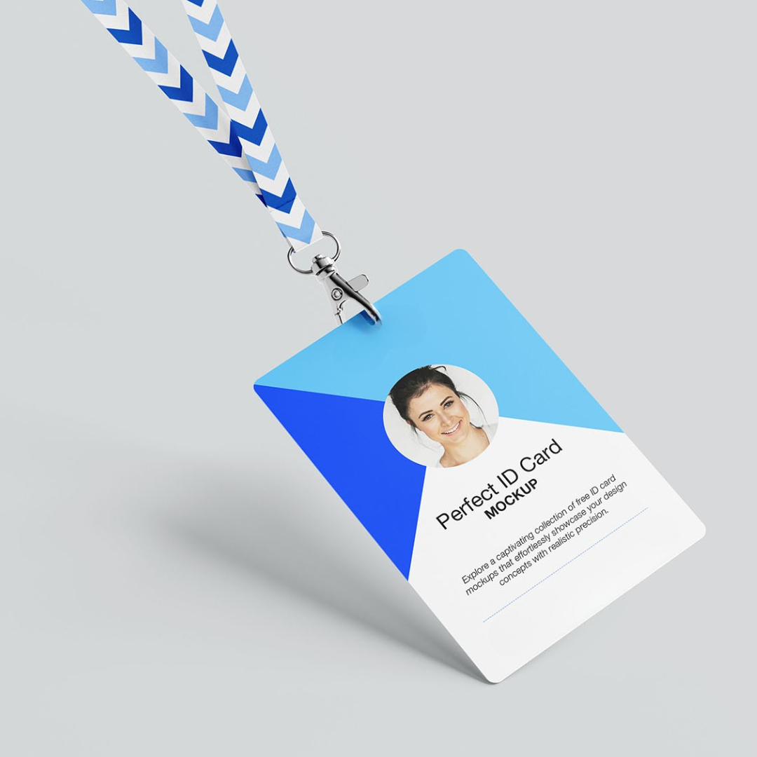 Id badge vertical