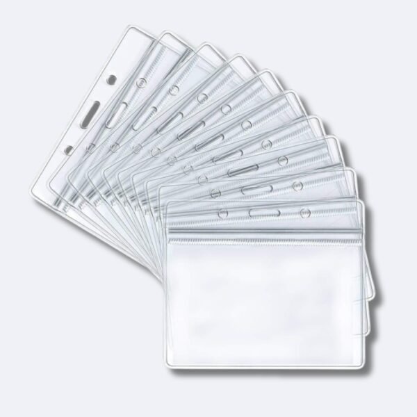 Id badge holder horizental