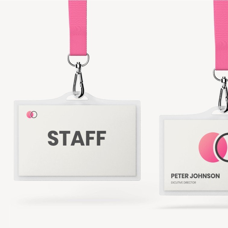 Horizontal ID Card Holder