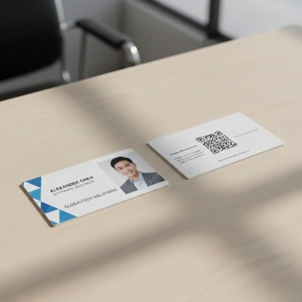 Printed Horizontal Paper ID Badge