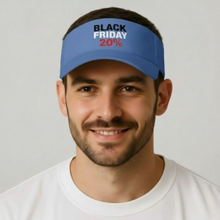 Custom Visor hat 10 Gemini Generated Image gprtymgprtymgprt cleanup