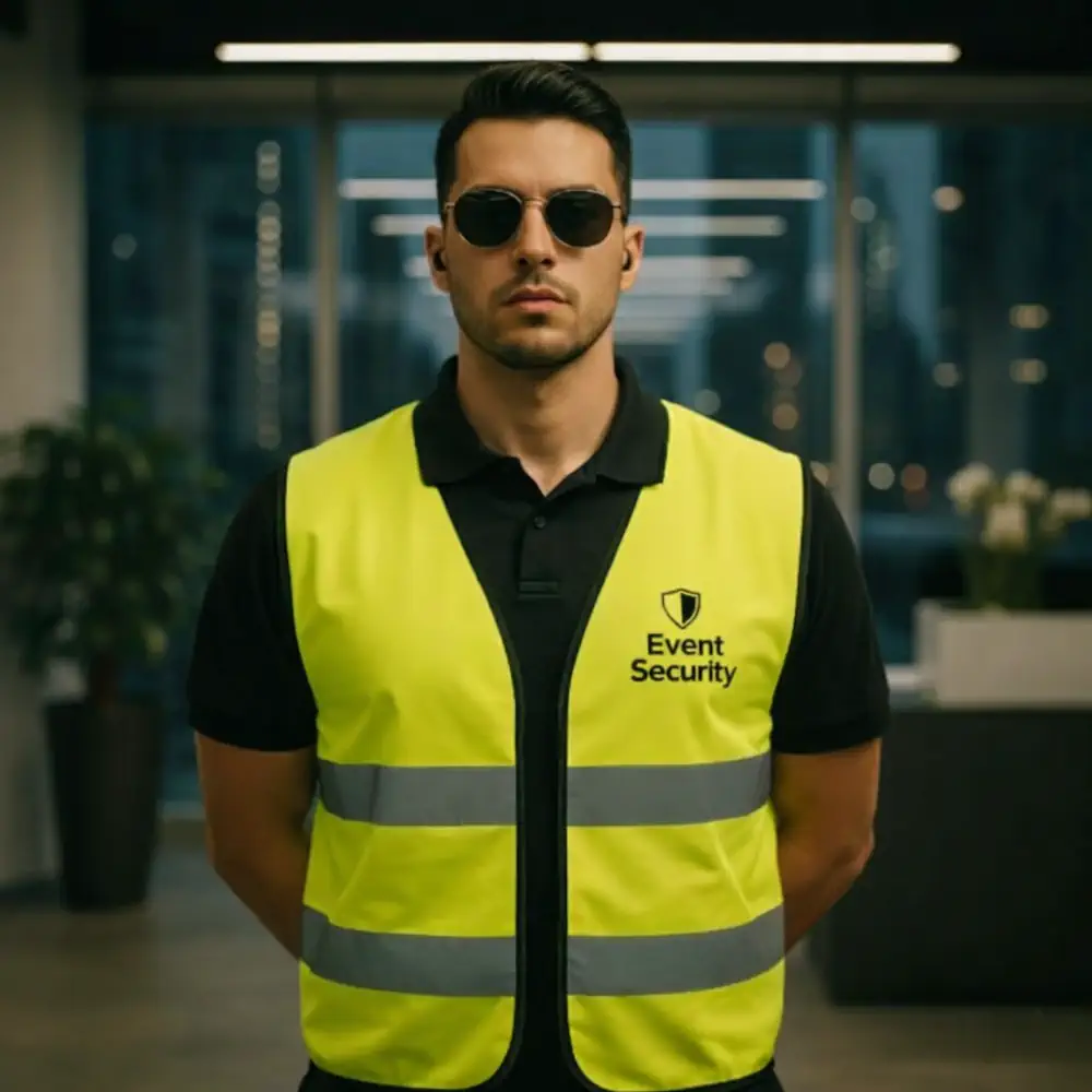 سترة عمل طباعة مخصصة 15 worker vest