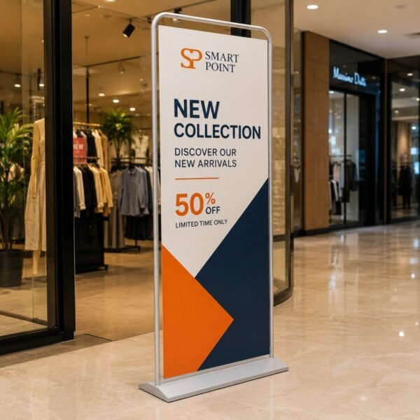 طباعة ستاند رول آب مع إطار