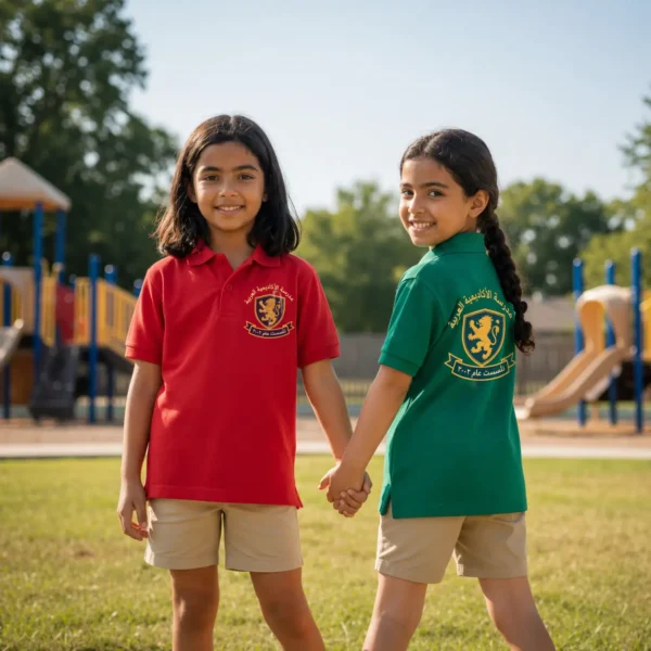 Custom kids polo T-shirt printing