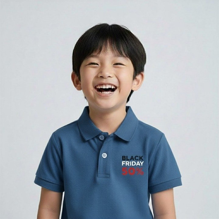 Custom kids polo T-shirt printing 8 Gemini Generated Image oj9eazoj9eazoj9e cleanup