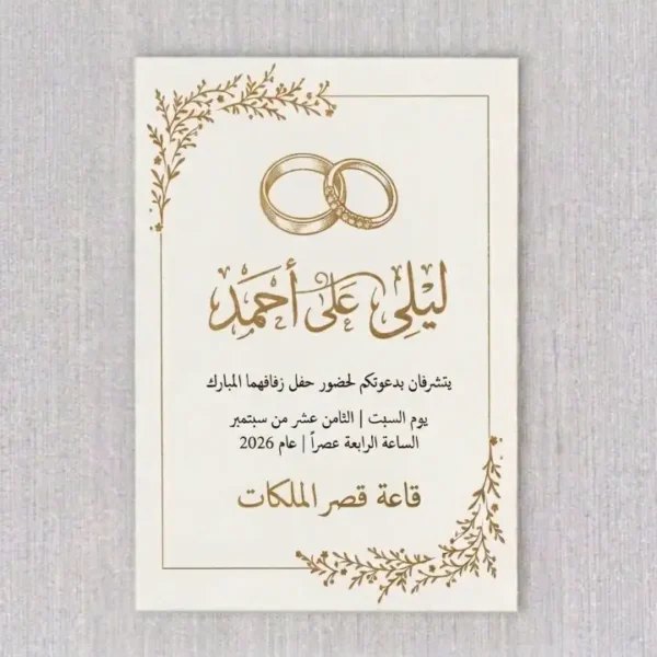 كروت الزواج