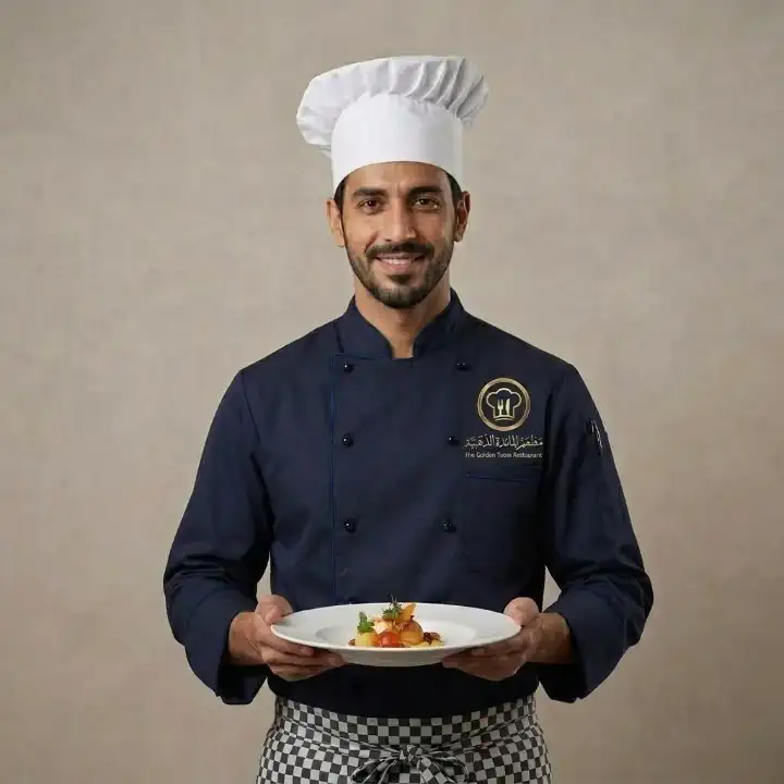 يونيفورم شيف كحلي للشركات