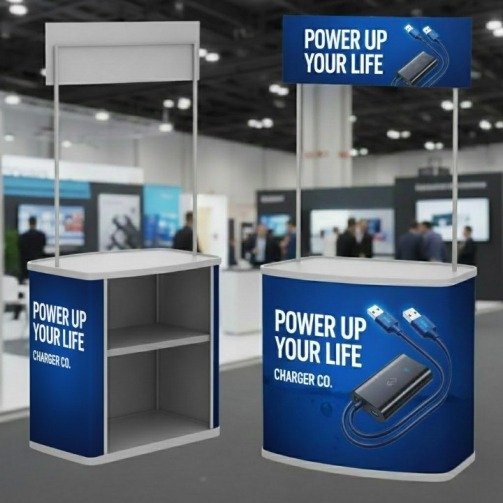 Promotional Tables Stand 13 Gemini Generated Image fsnohqfsnohqfsno cleanup