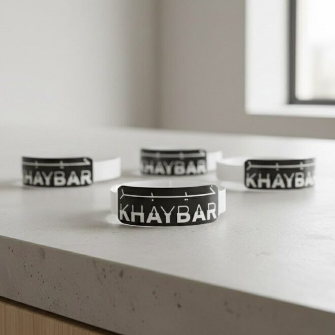 اساور يد بلاستيك للفعاليات 3 اساور يد بلاستيك للفعاليات