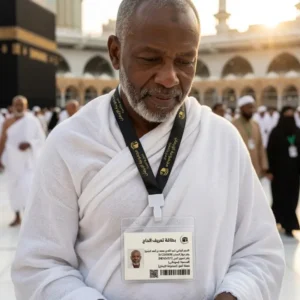 بطاقة تعريف ورقيه للحجاج