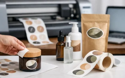 طباعة استيكرات للمنتجات بشكل احترافي