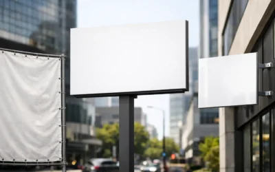 ما أفضل خامة لافتات خارجية للأعمال؟