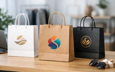 أكياس ورقية مطبوعة تبيع علامتك قبل المنتج