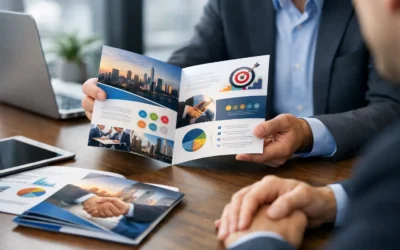 تصميم بروشور تعريفي احترافي يبيع فكرتك بوضوح