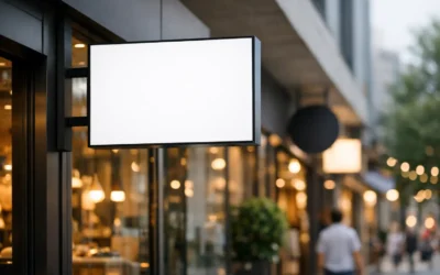 لافتات محلات تجذب العملاء وتخدم نشاطك بوضوح