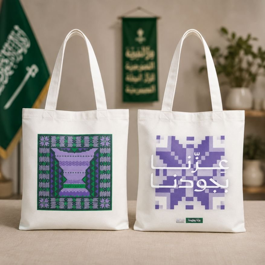 متجر سهل شوب للطباعة اونلاين في السعودية توت-باق-بتصميم-اليوم-الوطني-السعودي-٩٦-تصميم-٢