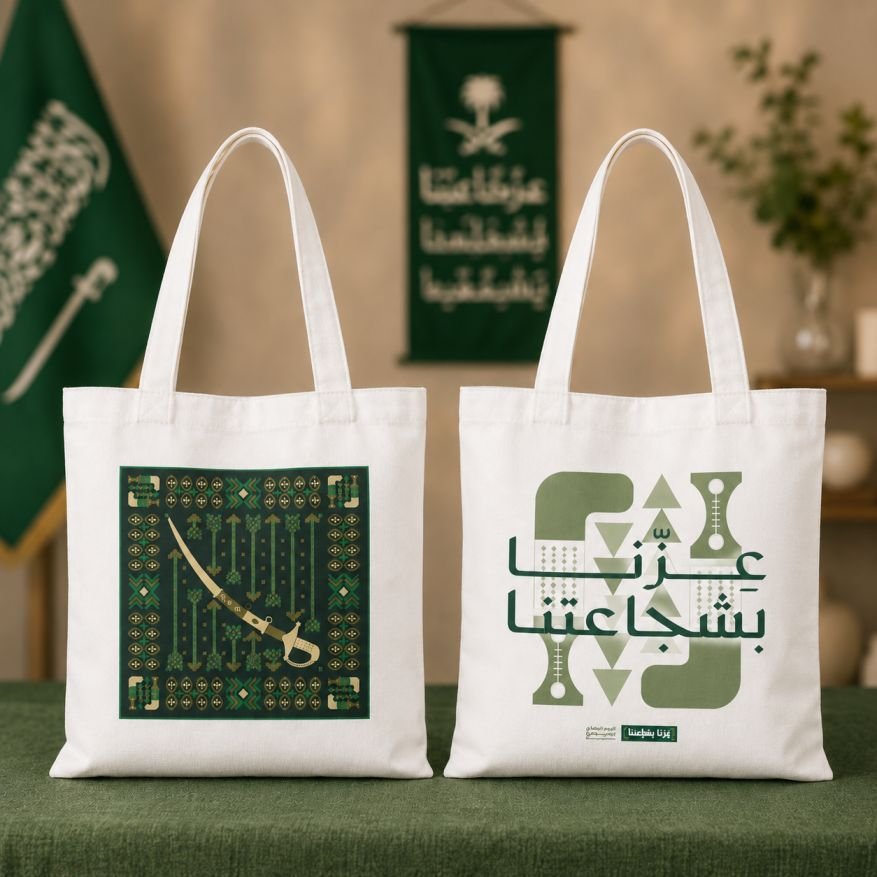 متجر سهل شوب للطباعة اونلاين في السعودية توت-باق-بتصميم-اليوم-الوطني-السعودي-٩٦-تصميم-٣