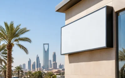 أفضل خامات لوحات خارجية تناسب أجواء السعودية