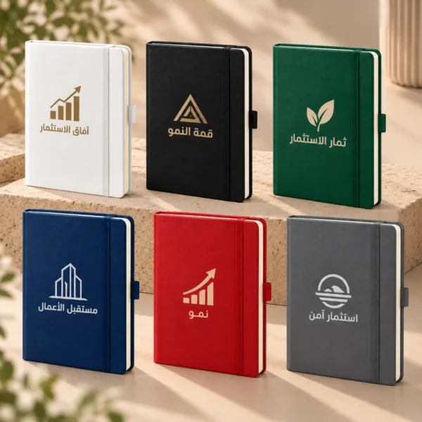 دفاتر ملاحظات مطبوعة بألوان وتصاميم متنوعة من متجر سهل شوب مع شحن سريع لكافة المدن السعودية